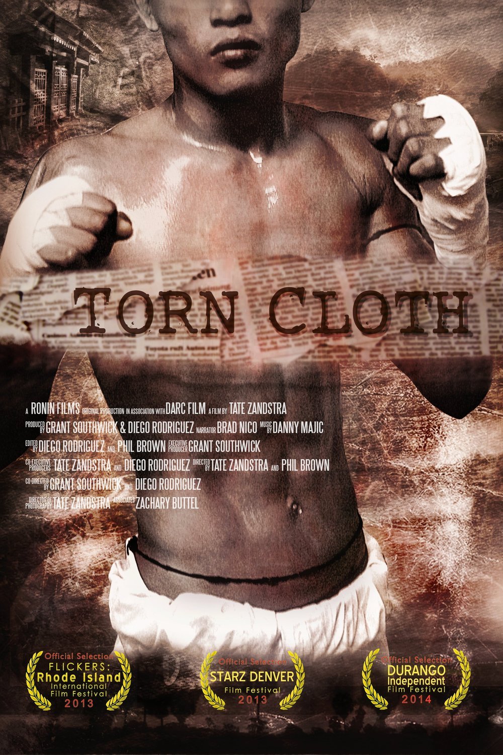 Thai poster of the movie Torn Cloth