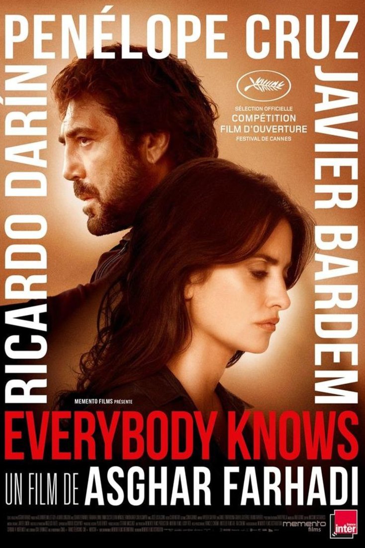 L'affiche du film Tout le monde le sait