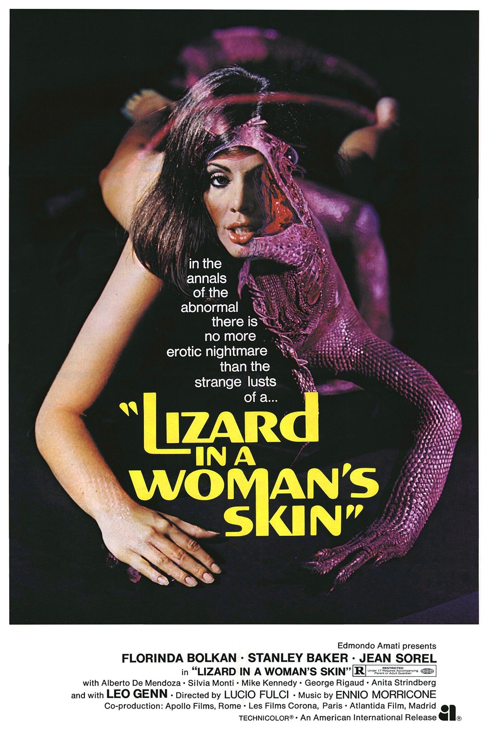 L'affiche du film A Lizard in a Woman's Skin
