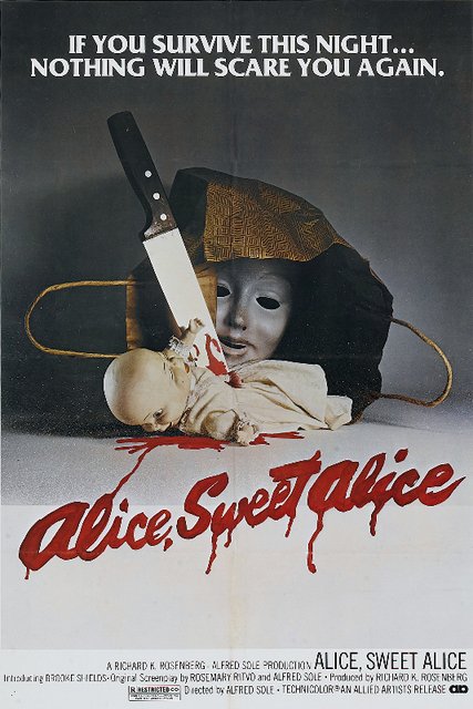 L'affiche du film Alice Sweet Alice