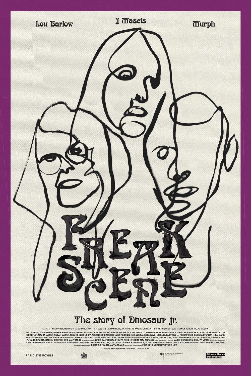 L'affiche du film Freakscene: The Story of Dinosaur Jr.