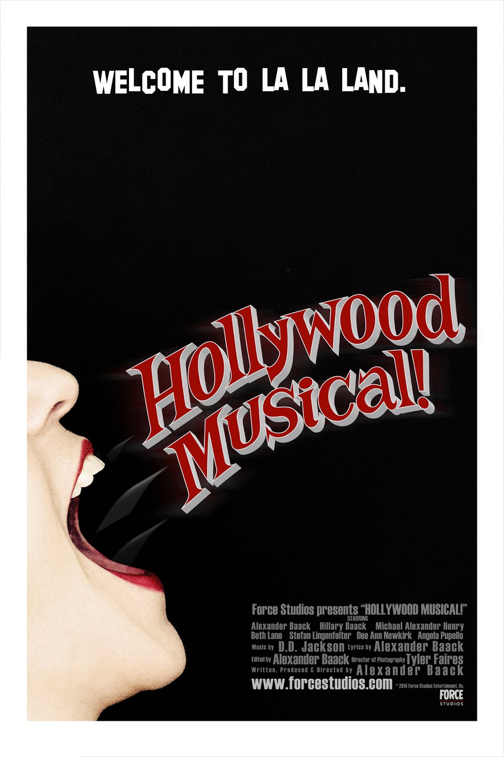 L'affiche du film Hollywood Musical!