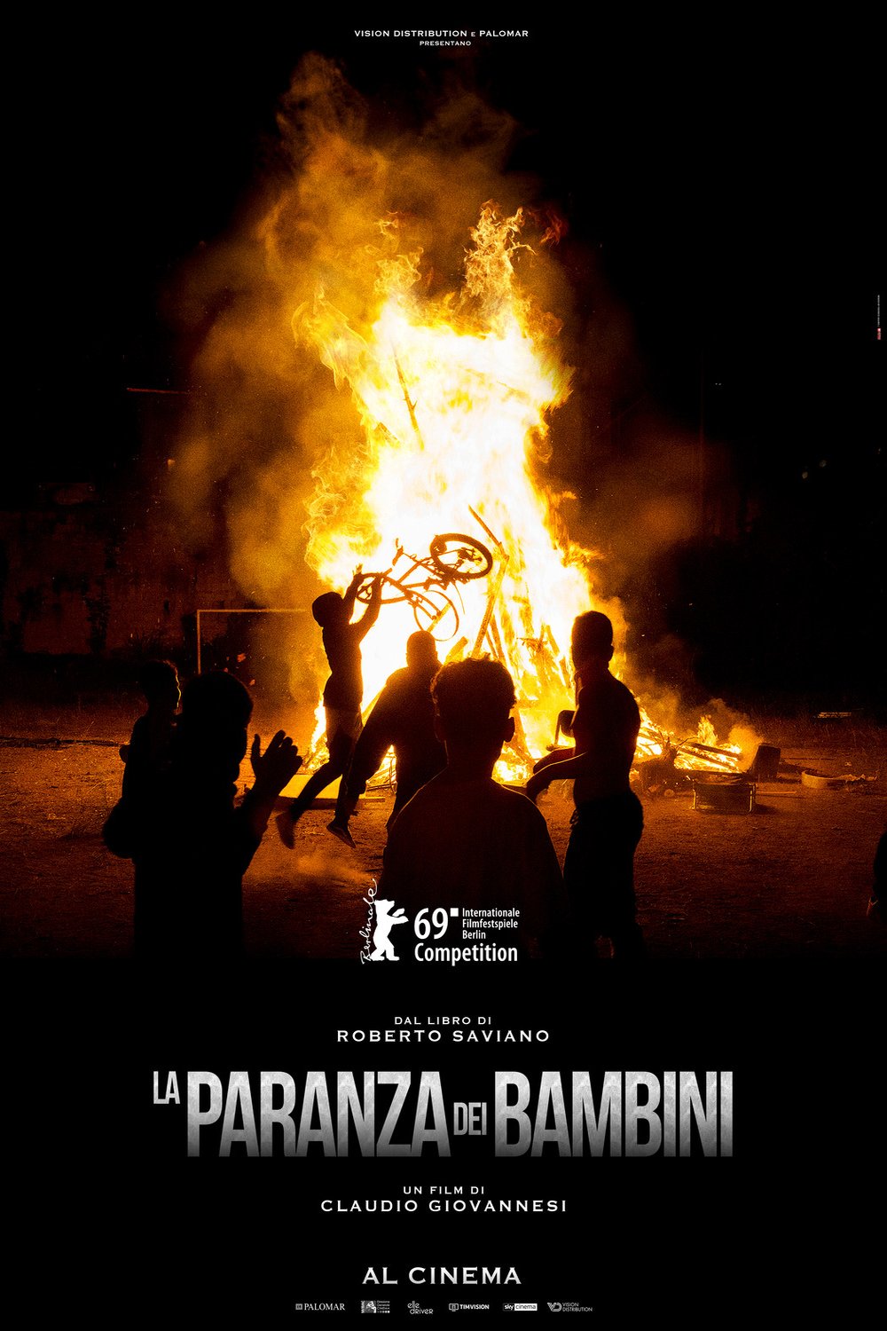L'affiche originale du film La paranza dei bambini en Napolitain