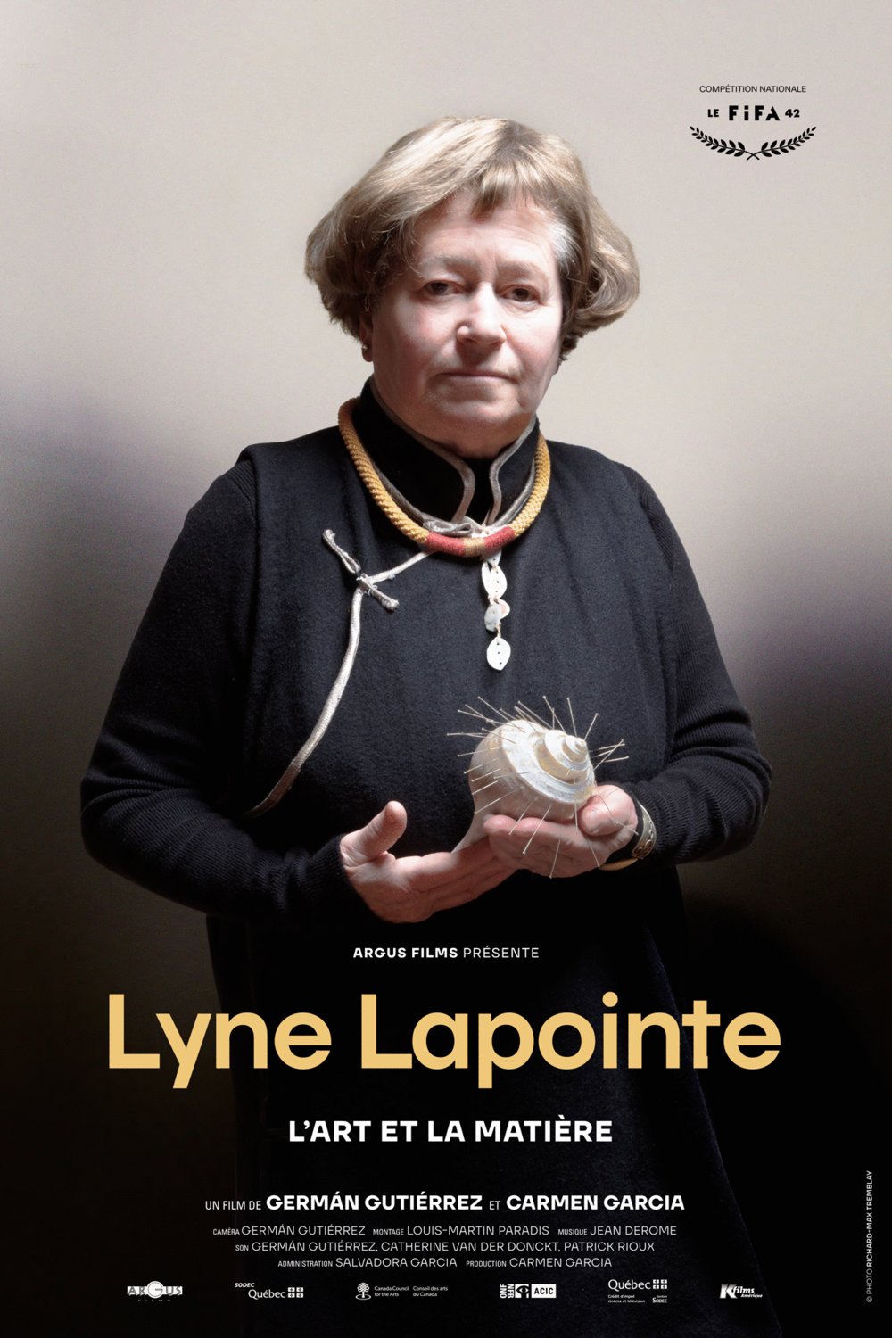 L'affiche du film Lyne Lapointe — L'art et la matière [2024]