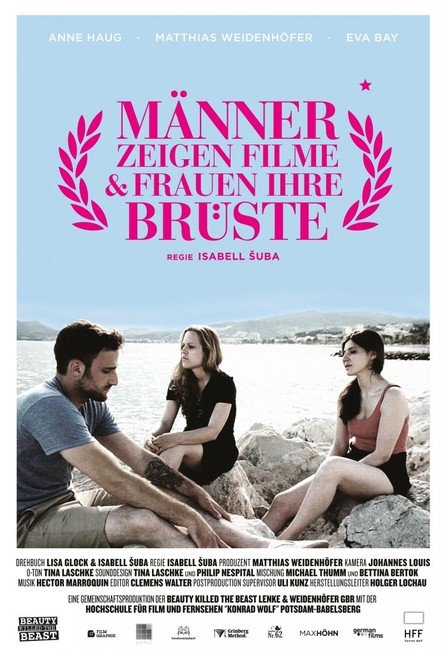 L'affiche originale du film Men Show Movies & Women Their Breasts en allemand