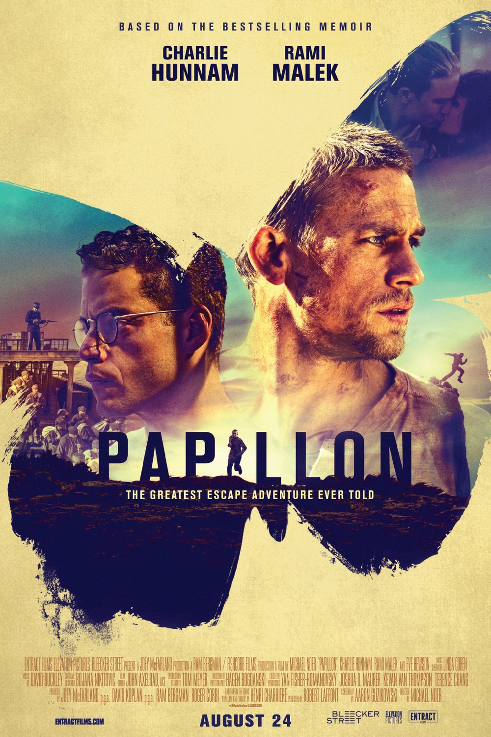 L'affiche du film Papillon [2017]