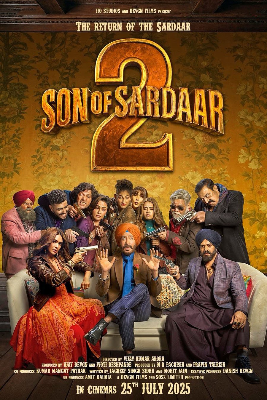 L'affiche du film Son of Sardaar 2 [2025]