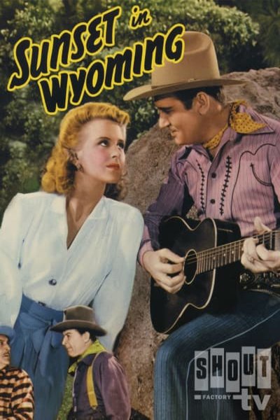 L'affiche du film Sunset in Wyoming