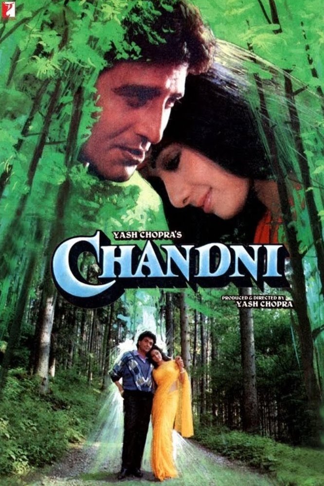 L'affiche originale du film Chandni en Hindi