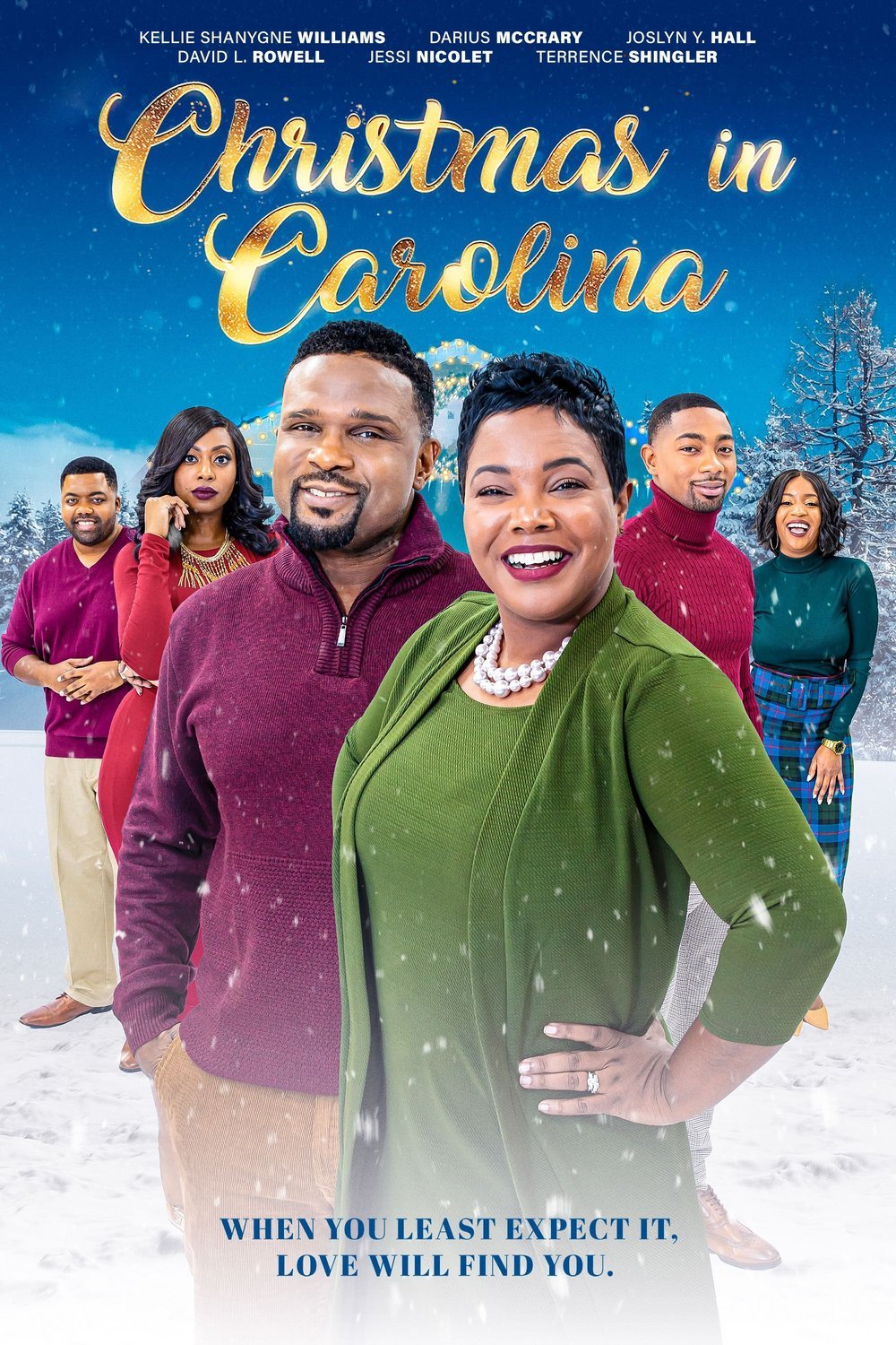 L'affiche du film Christmas in Carolina