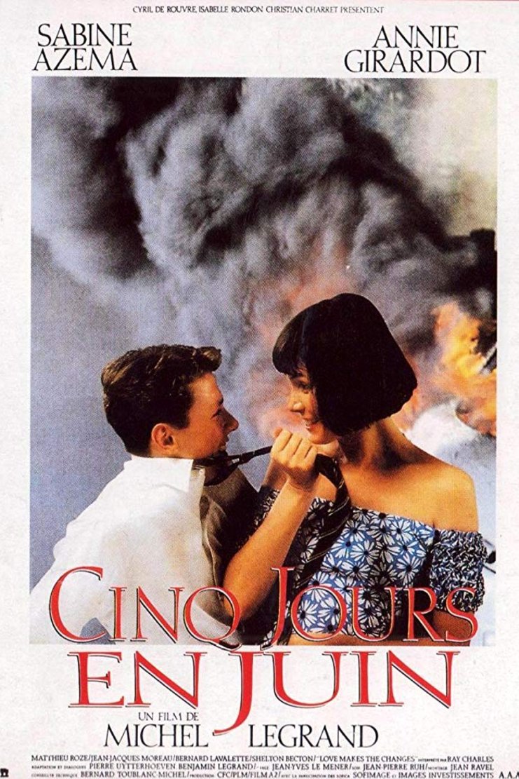 L'affiche du film Cinq jours en juin [1989]