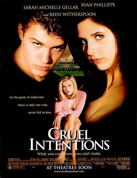 L'affiche du film Cruel Intentions