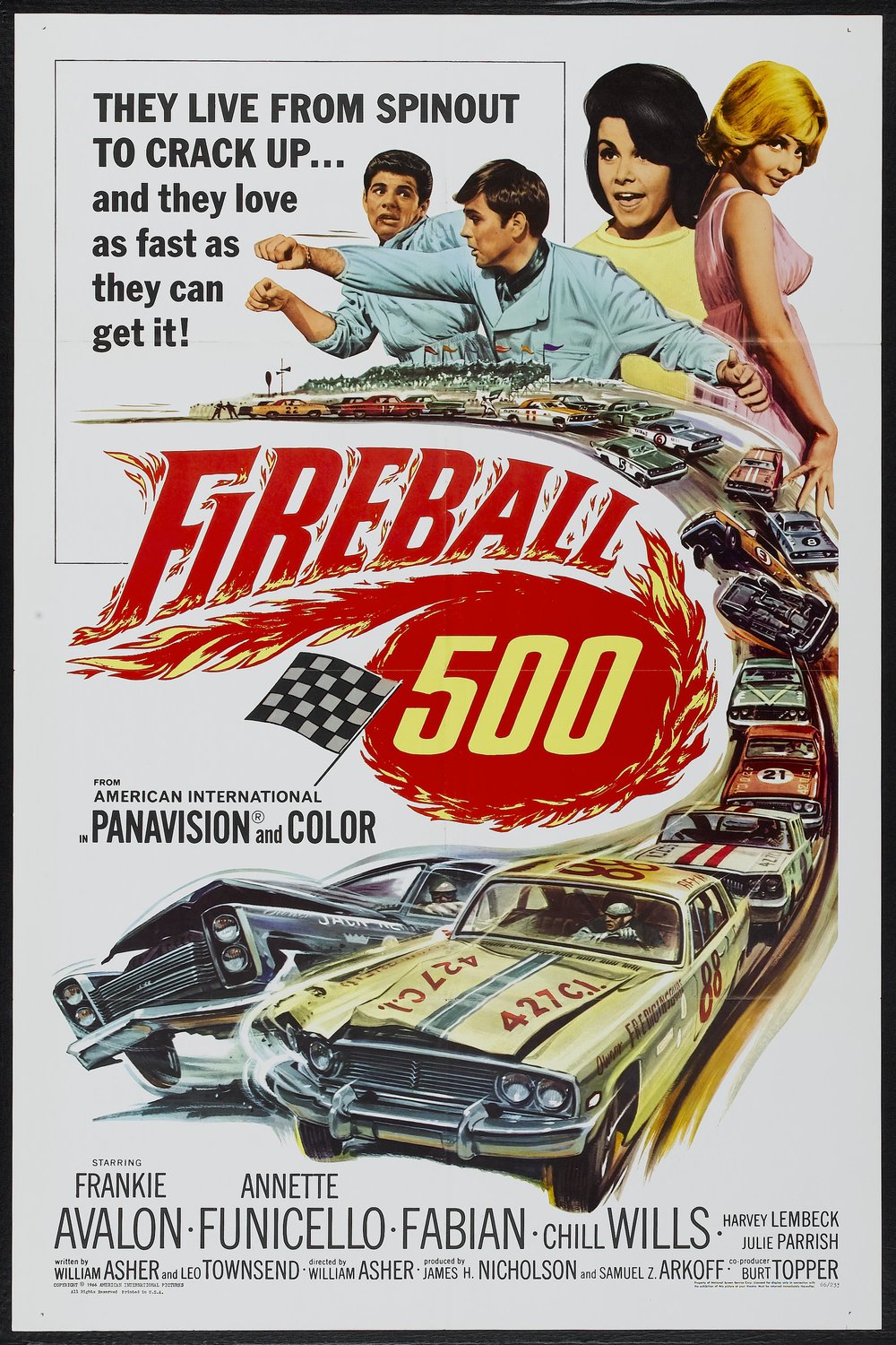 L'affiche du film Fireball 500