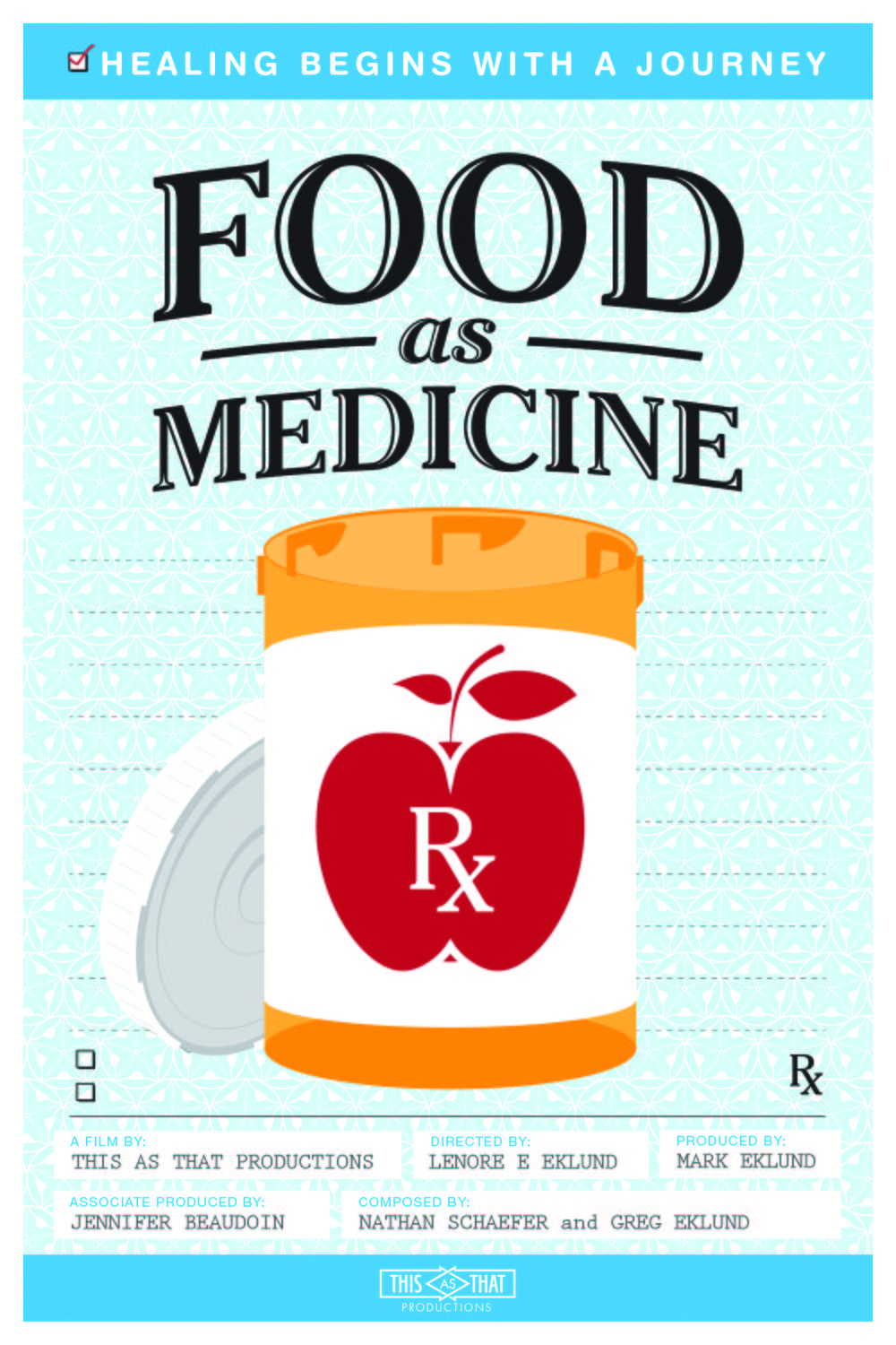 L'affiche du film Food As Medicine