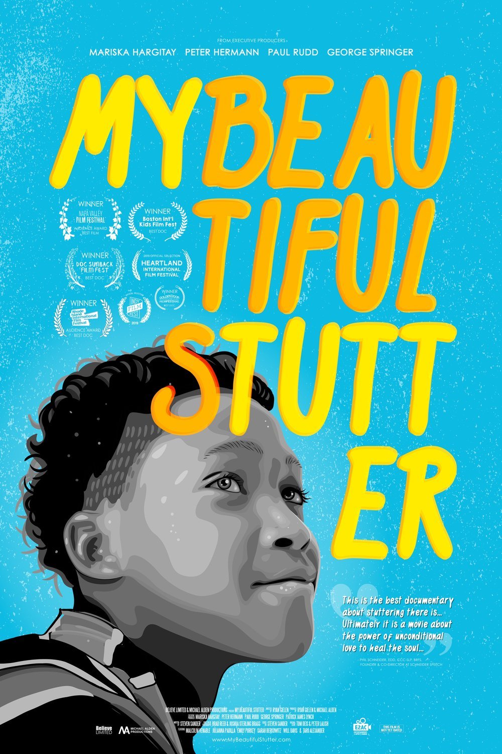 L'affiche du film My Beautiful Stutter [2021]