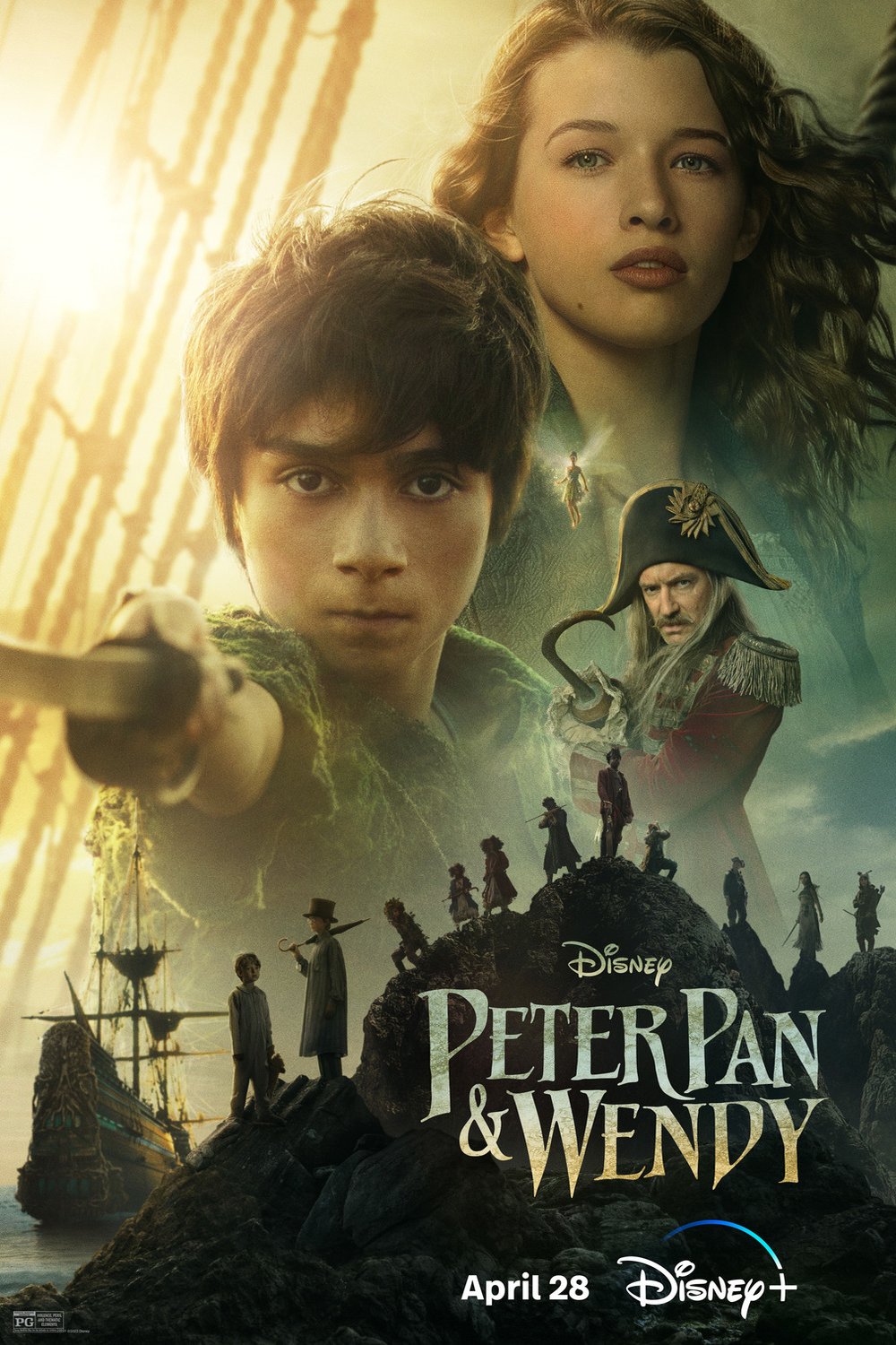 L'affiche du film Peter Pan & Wendy
