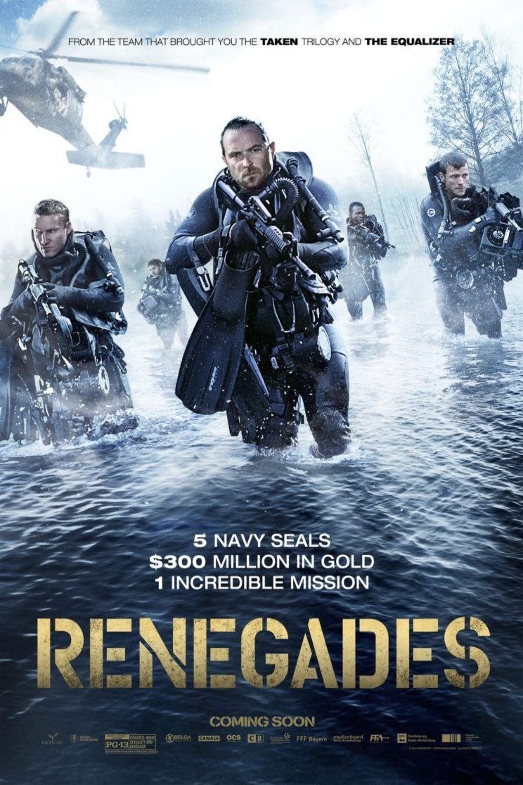 L'affiche originale du film Renegades en anglais