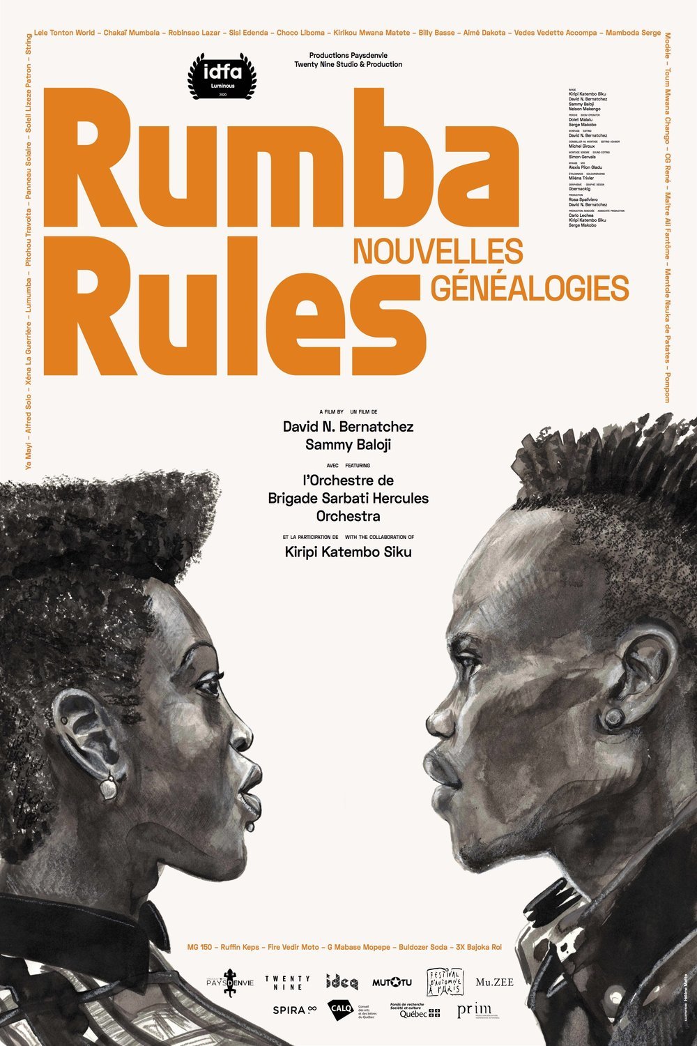 L'affiche originale du film Rumba Rules, New Genealogies en Lingala