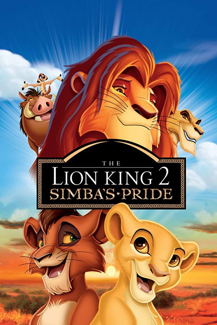 L'affiche du film Le Roi Lion 2: La fierté de Simba