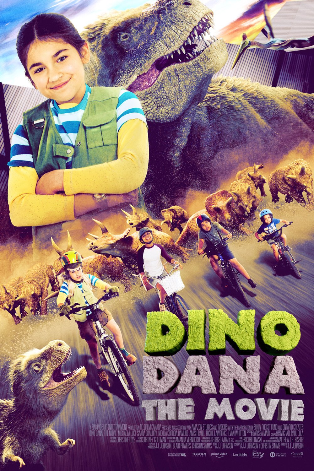 L'affiche du film Dino Dana: The Movie