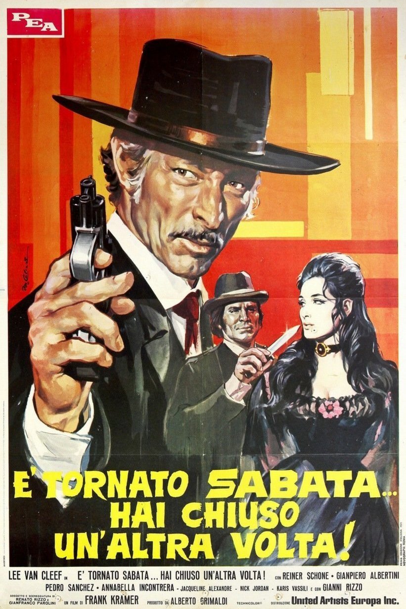 L'affiche originale du film È tornato Sabata... hai chiuso un'altra volta! en italien