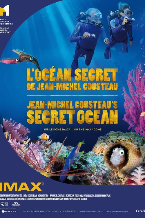 L'affiche du film L'océan secret de Jean-Michel Cousteau