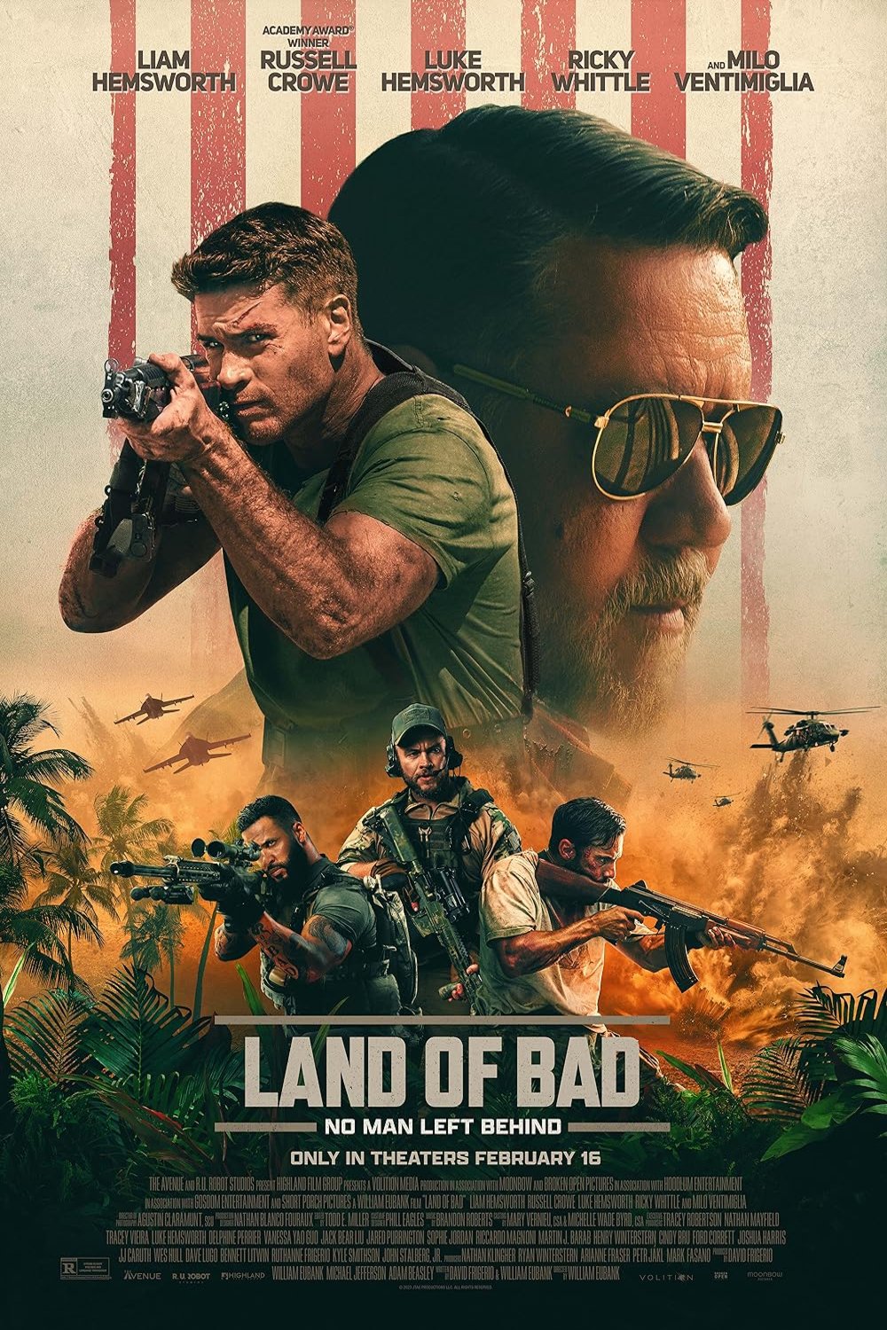 L'affiche du film Land of Bad [2024]