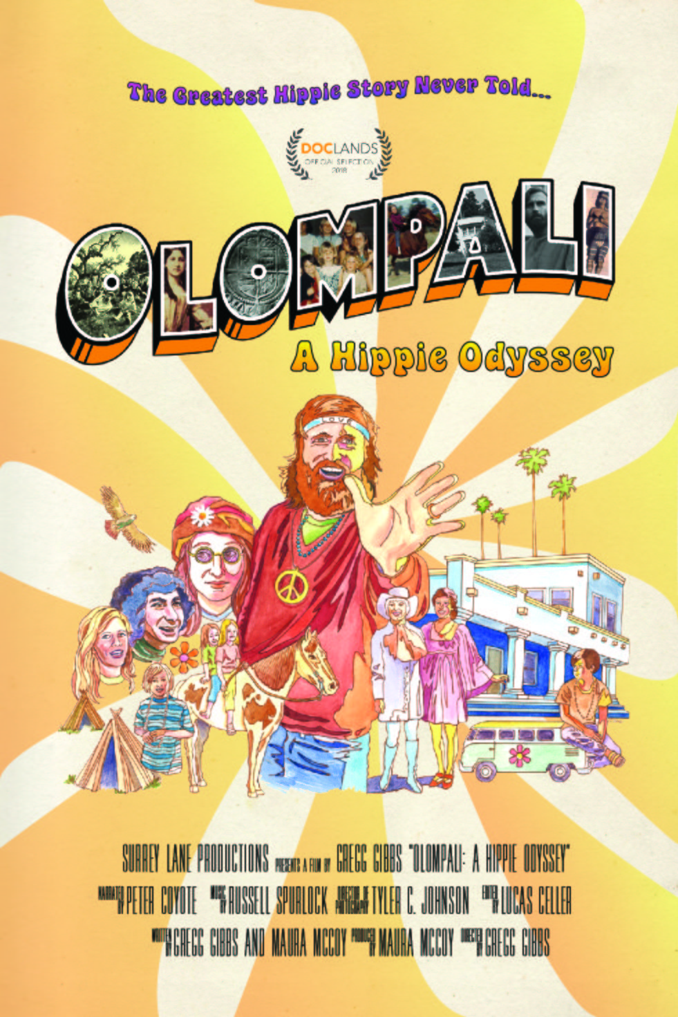 L'affiche du film Olompali: A Hippie Odyssey