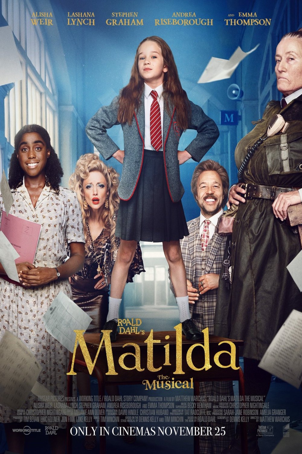 L'affiche du film Roald Dahl's Matilda The Musical