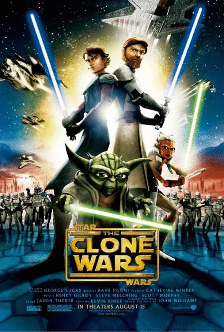 L'affiche du film Star Wars: The Clone Wars
