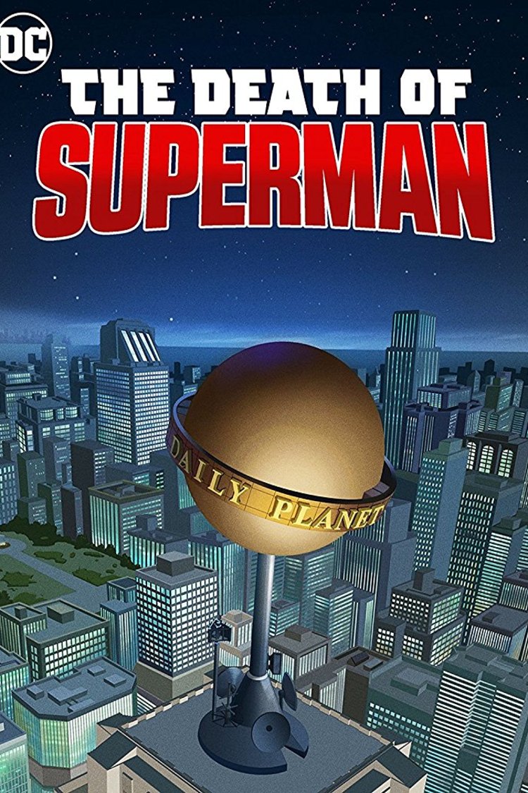L'affiche du film The Death of Superman