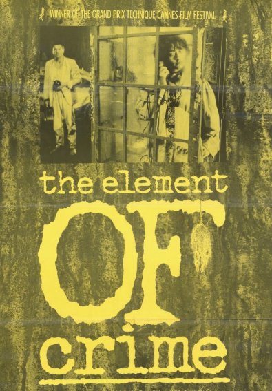 Poster of the movie The Element of Crime
