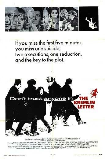 L'affiche du film The Kremlin Letter