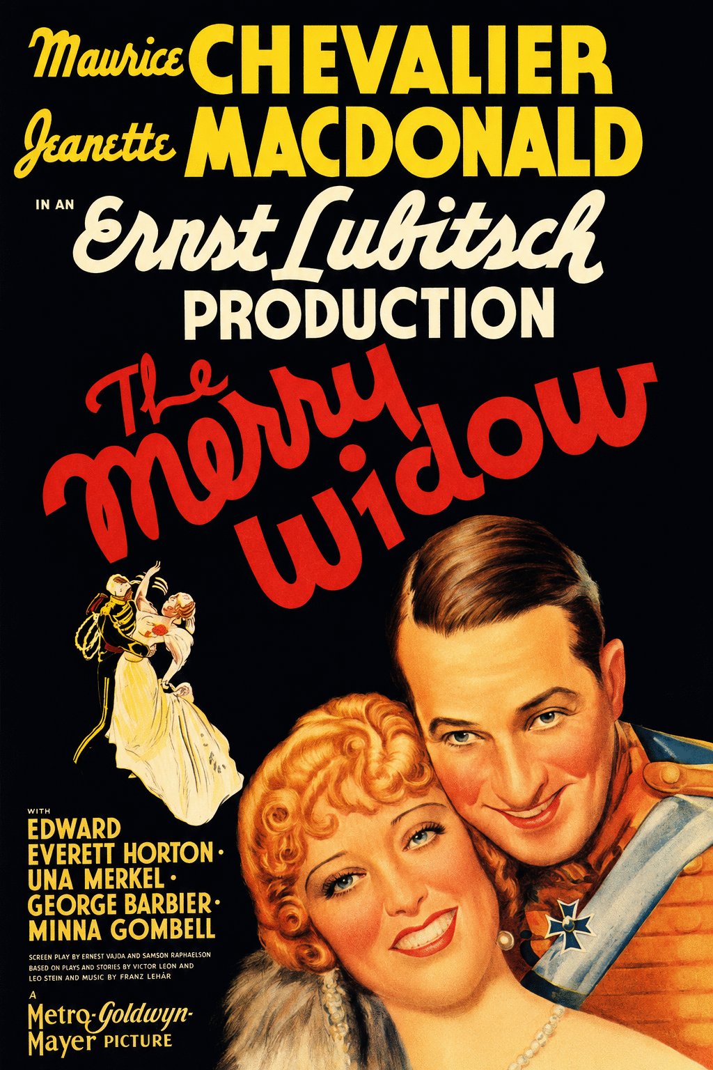 Poster of the movie La Veuve joyeuse [1934]