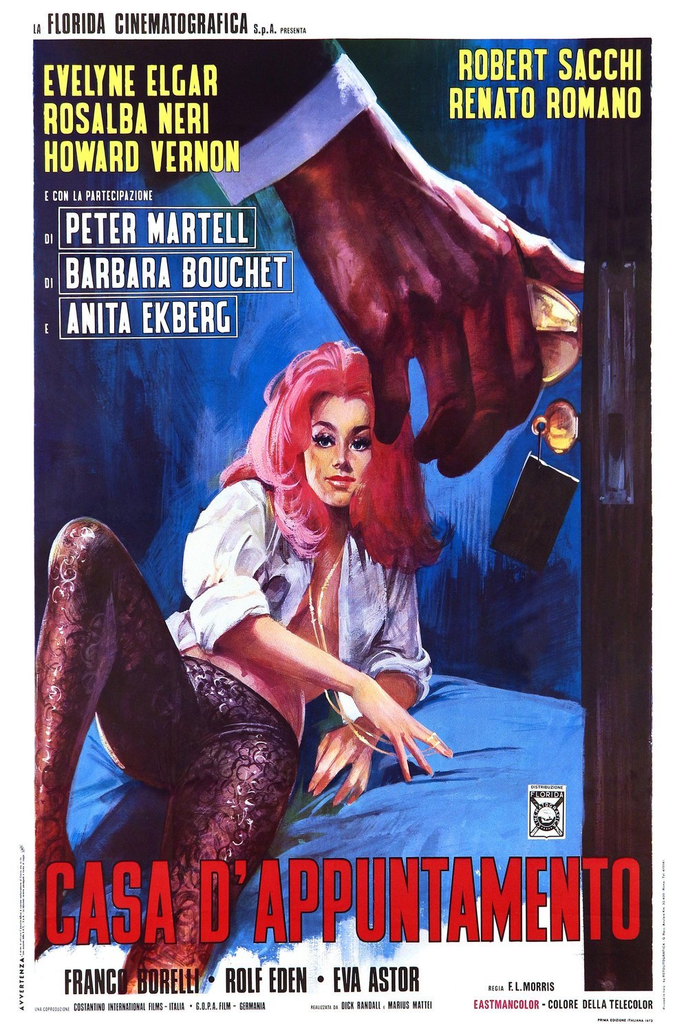 L'affiche originale du film Casa d'appuntamento en italien