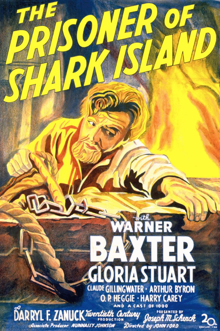 L'affiche du film The Prisoner of Shark Island