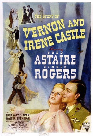 L'affiche du film The Story of Vernon and Irene Castle