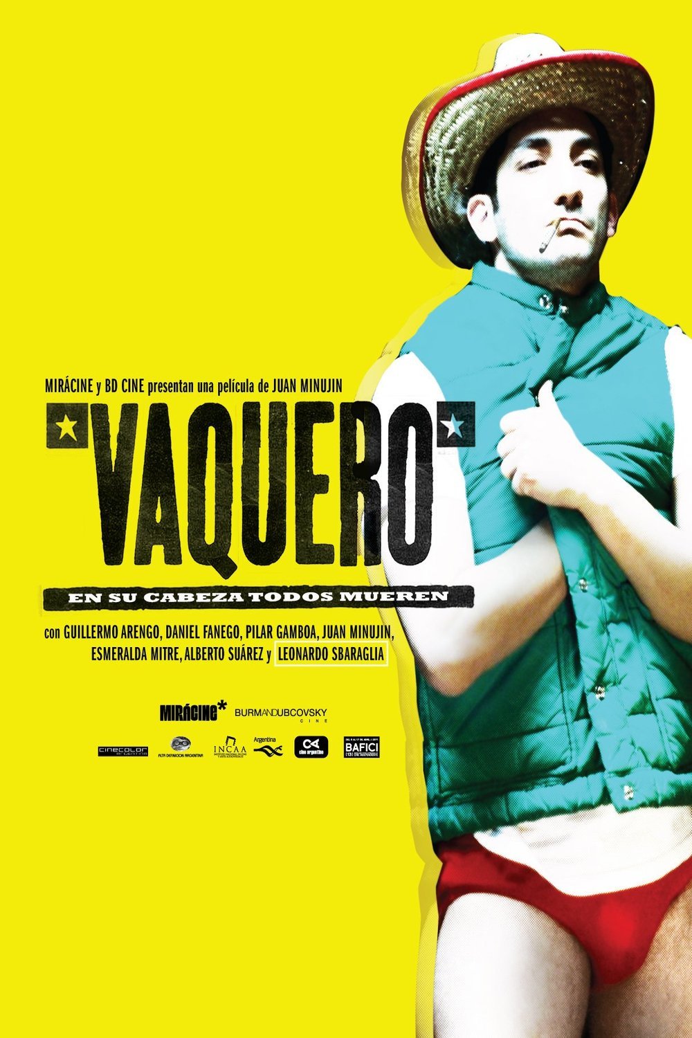 Spanish poster of the movie Vaquero
