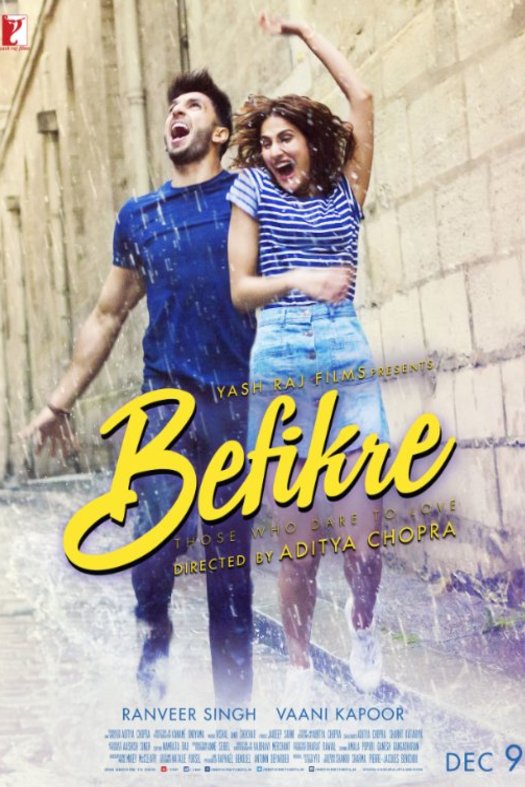 L'affiche originale du film Befikre en Hindi