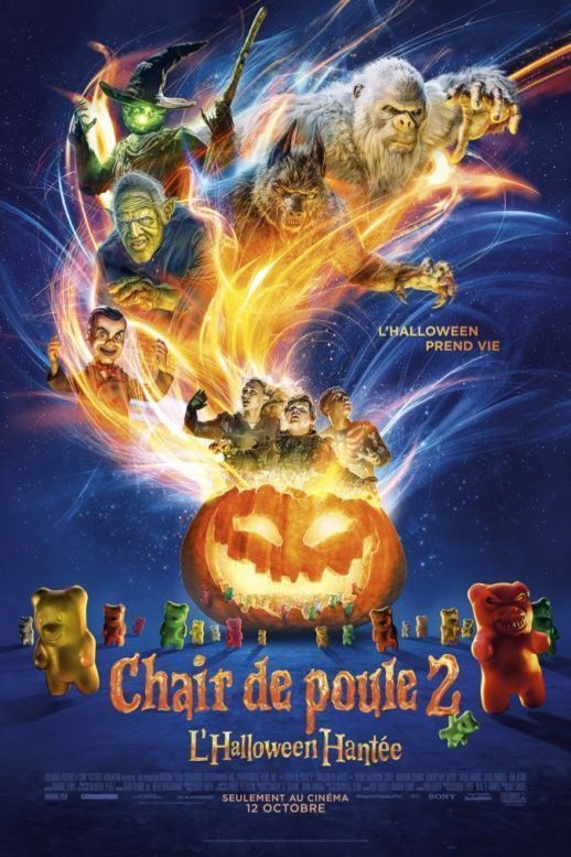 L'affiche du film Chair de poule 2: L'Halloween hantée