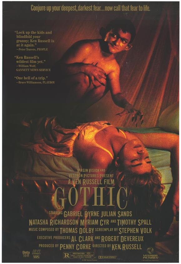 L'affiche du film Gothic