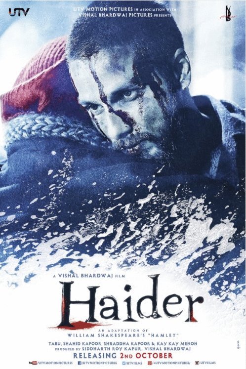 Hindi poster of the movie Haider
