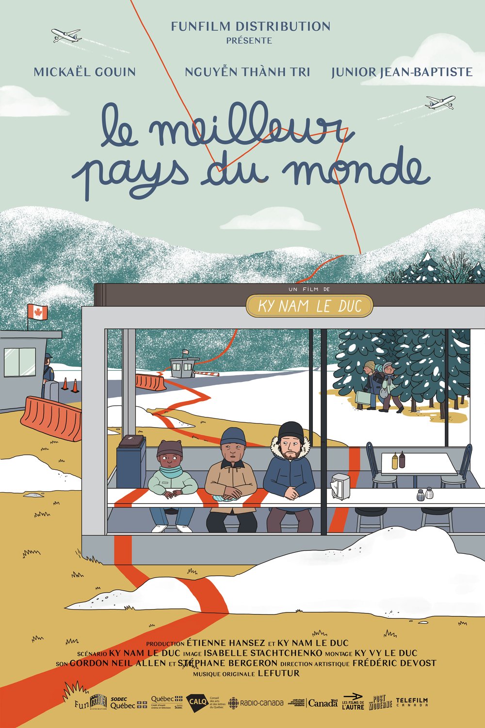 L'affiche du film Le meilleur pays du monde [2020]