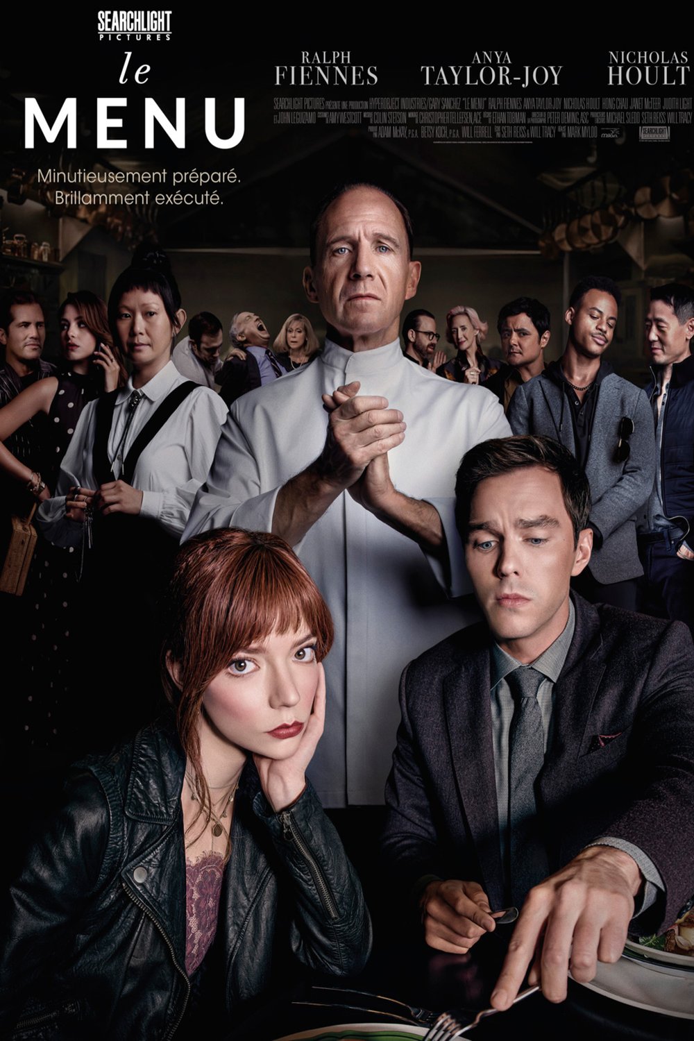 L'affiche du film Le menu v.f. [2022]