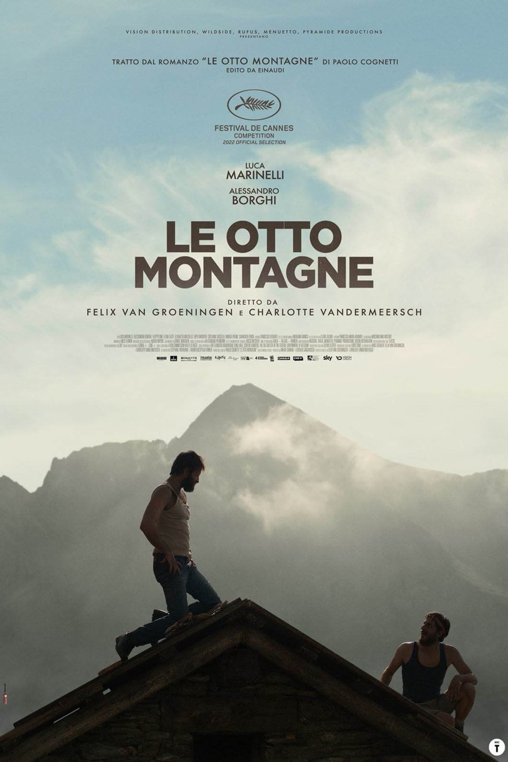 L'affiche du film Les huit montagnes [2022]