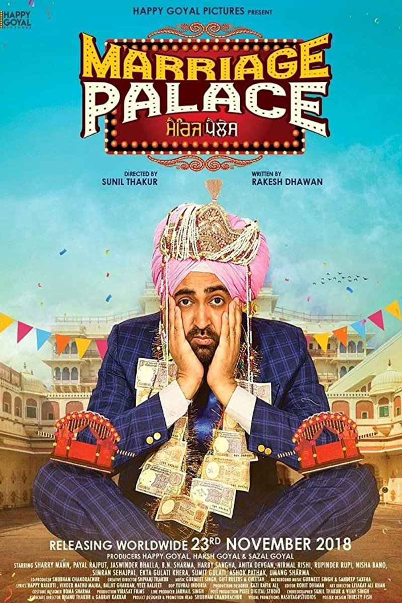 Punjabi poster of the movie Marriage Palace