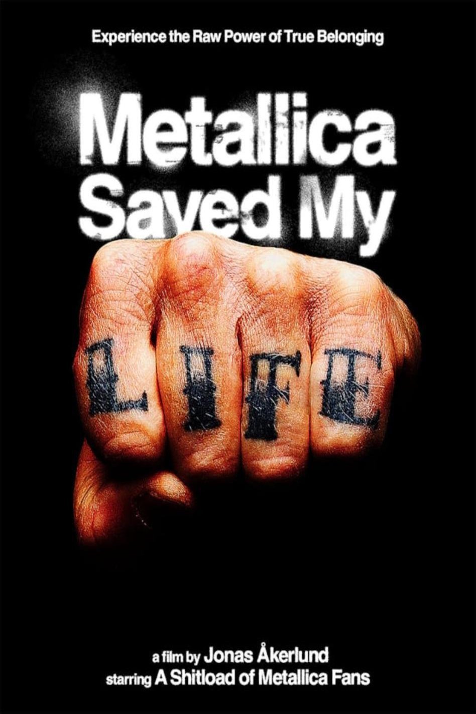 L'affiche du film Metallica Saved My Life [2025]