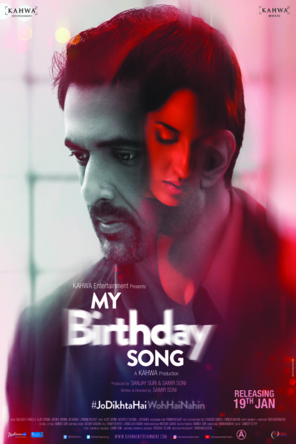 Hindi poster of the movie My Birthday Song