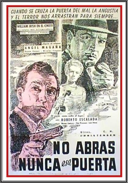 L'affiche du film Never Open That Door [1952]