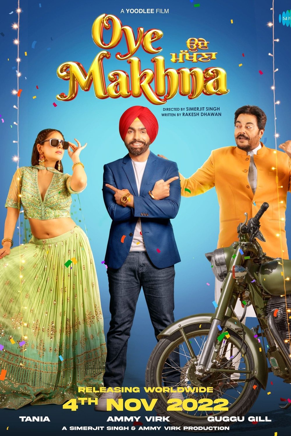 Punjabi poster of the movie Oye Makhna